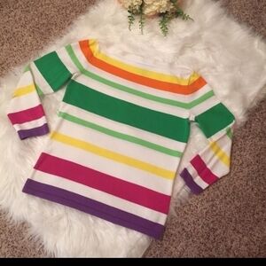 LAUREN‎ Ralph Lauren Striped Knit Sweater